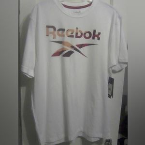 Reebok white t shirt large